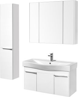 Шкаф-колонна Акватон Беверли левосторонний белый 1A235403BV01L